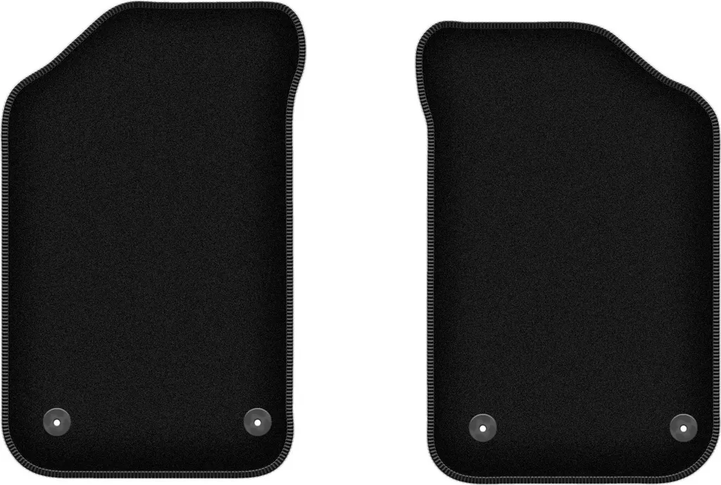 Tappetini in Velluto per MG F / TF 2007-2011 | Set 2 Pezzi Nero Premium