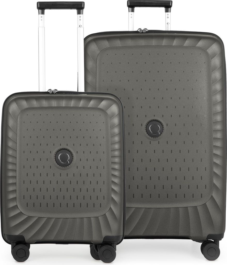 Kotti - Kofferset 2 teilig, Handgepäcktrolley + großer Koffer XL erweiterbar, robuste Hartschale, leichte Trolleys, Gepäck-Set Flugzeug Check-In...