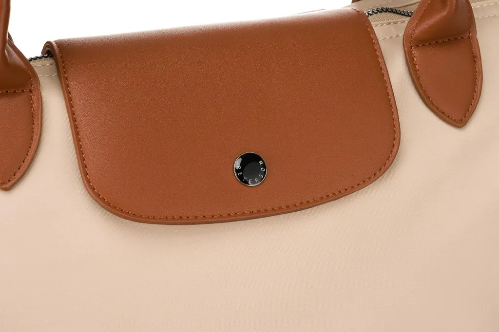 Peterson Striould: Borsa Professionale Donna in Marrone e Beige - 6