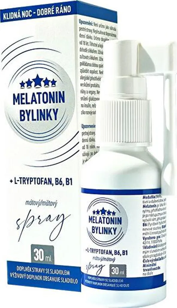 Spray Mélatonine Menthe 30 ml Fini les Insomnies avec ce Complexe aux Herbes