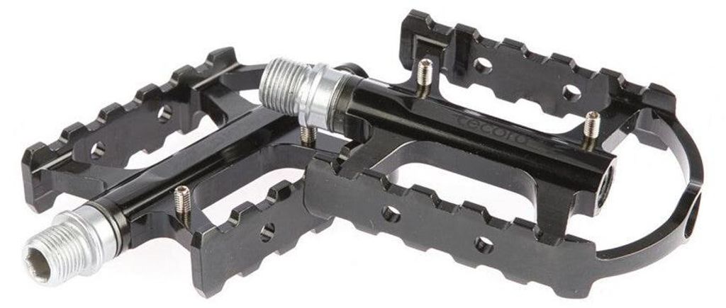 Tecora E | BMX Pedaalset | Aluminium schwarz