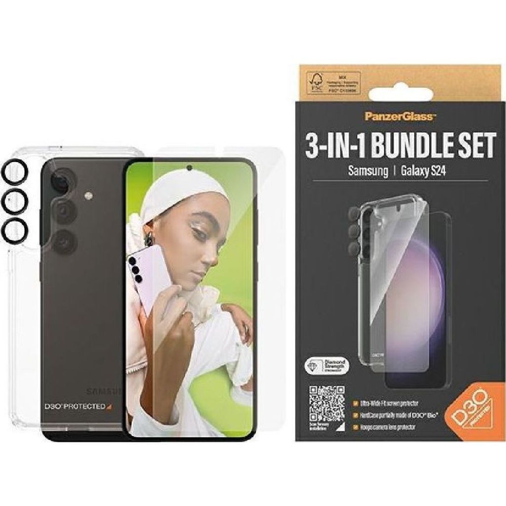 PanzerGlass ® 3-in-1 Protection Bundle Samsung Galaxy S24 | Obrázek produktu 