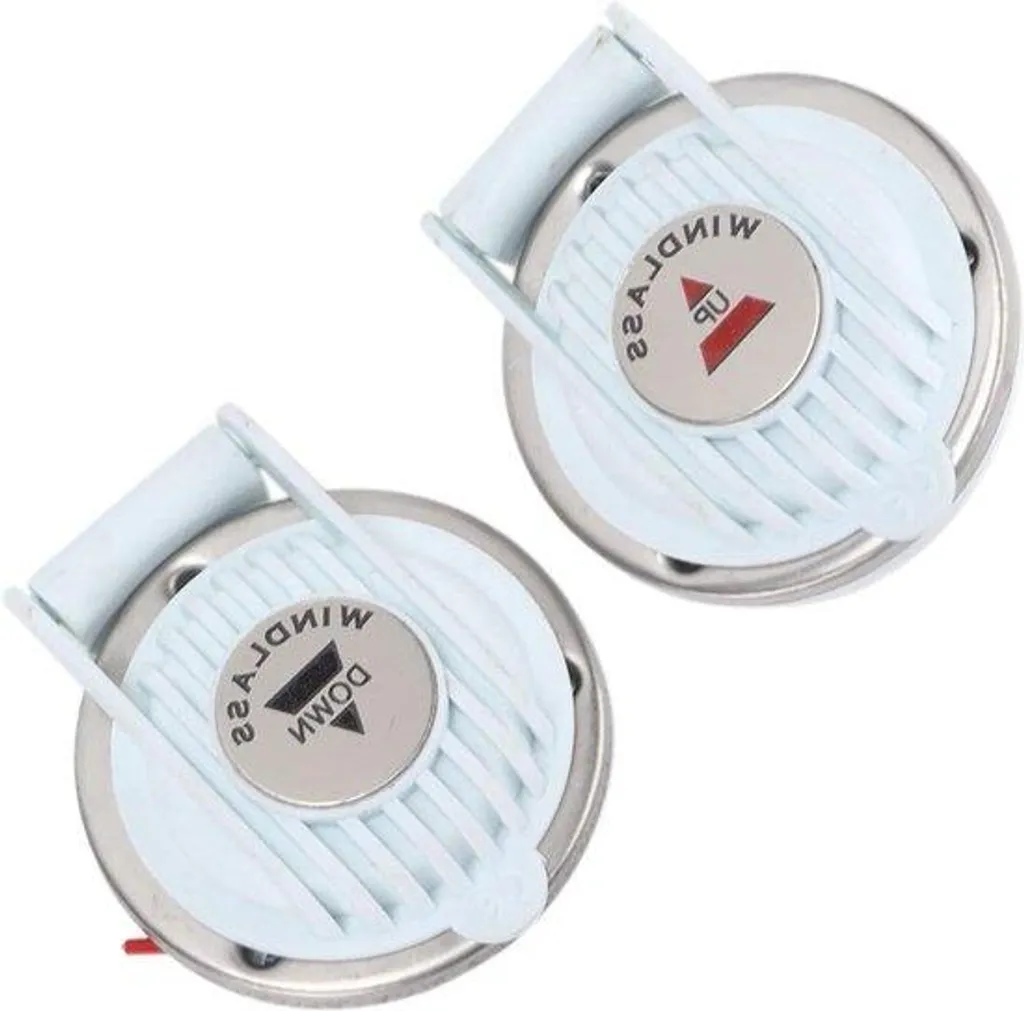 Interrupteur de bateau 12V universel blanc - Lot de 2 pièces étanches