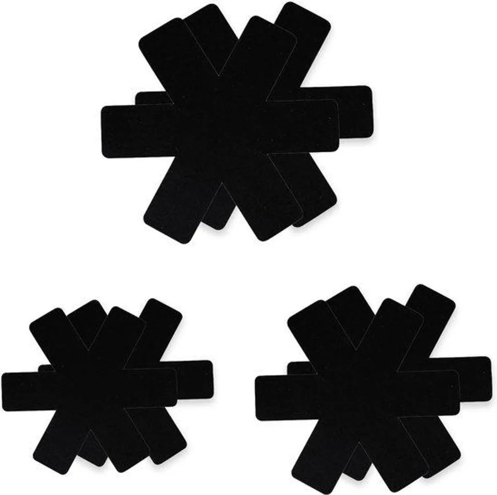 Sous-coupes anti-rayures pour poêles et casseroles - Set de 9