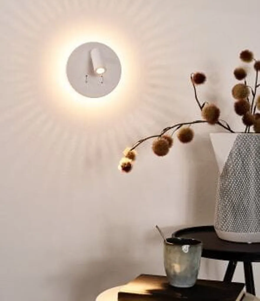 Applique Lucide LED BENTJER 79201/09/31 Blanche 6W 3000K encastrable
