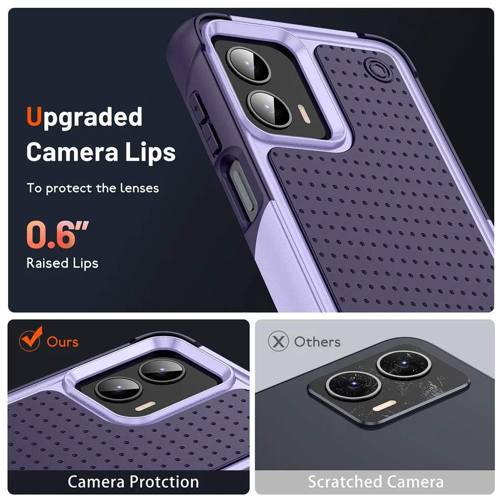Custodia Antishock Per Motorola Moto G8 - Ibrida In Silicone E Gomma