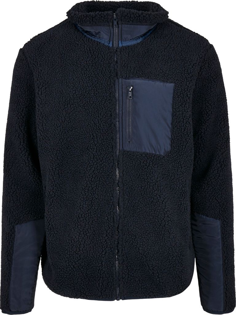 Urban Classics - SHERPA Winter Jacke navy - XL