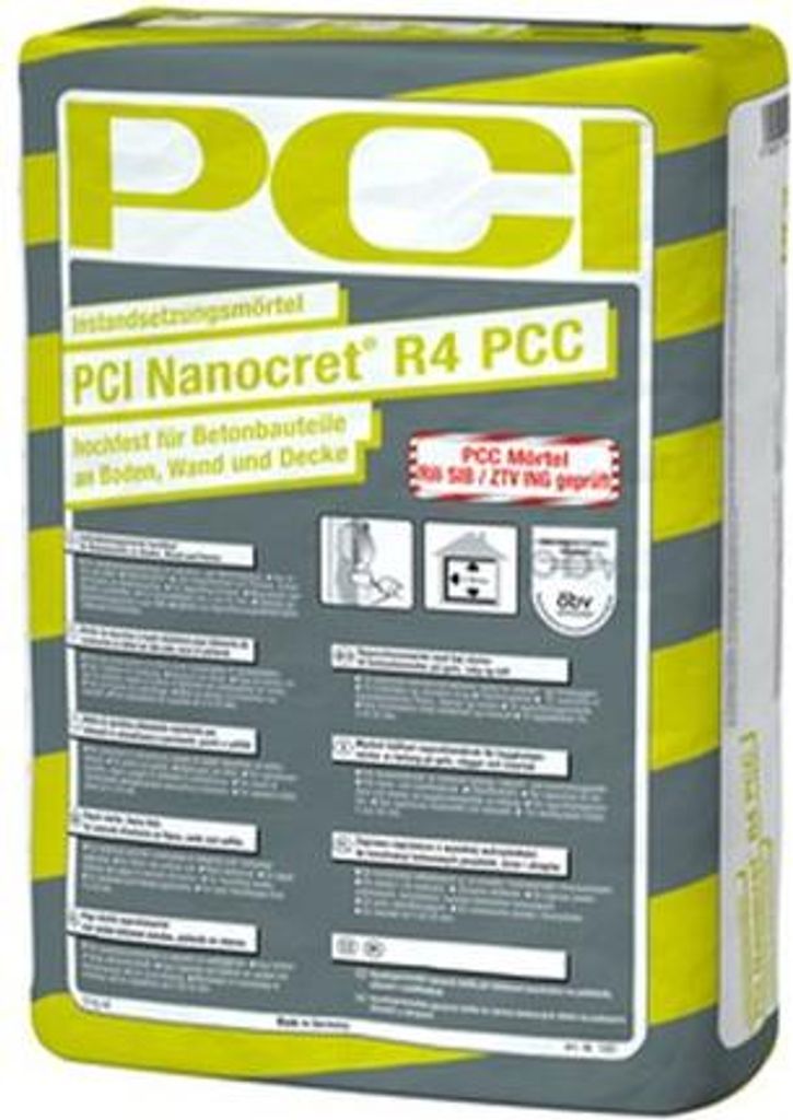PCI Nanocret R4 PCC Instandsetzungsmörtel 25kg grau Produktbild 
