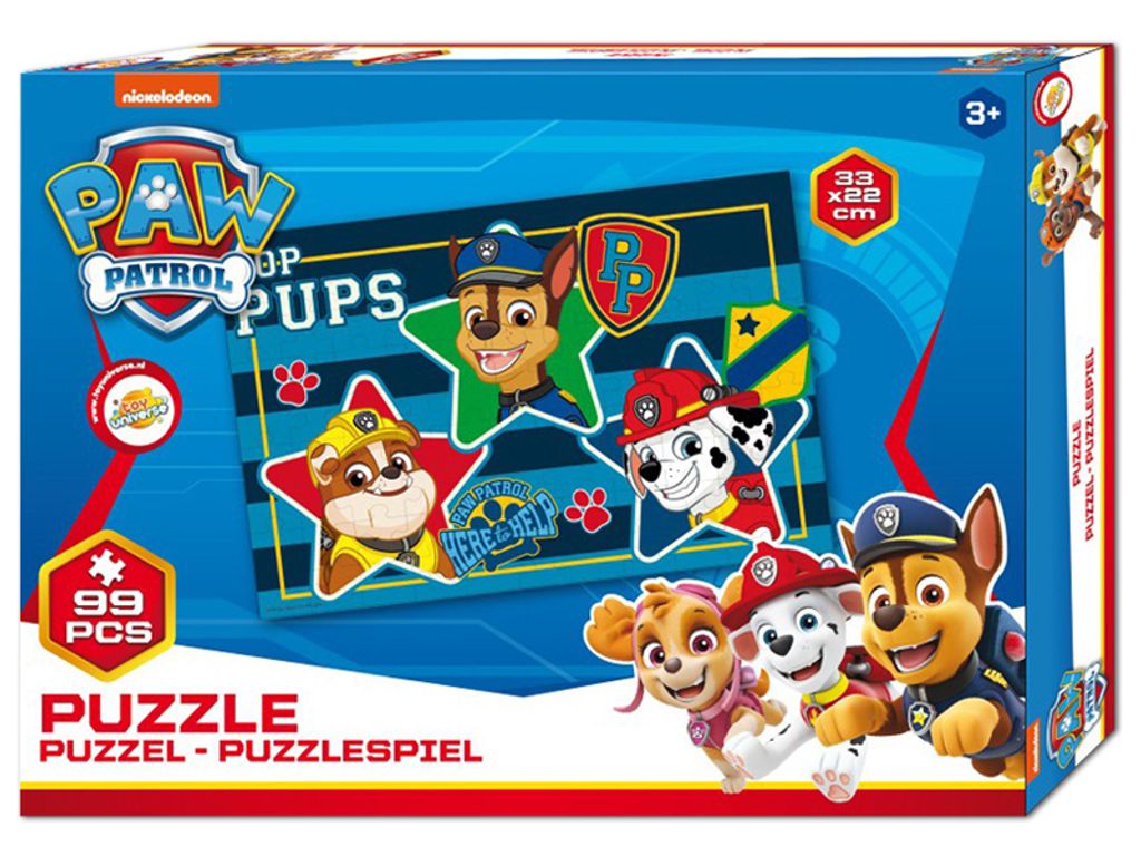 Puzzle Paw Patrol Here To Help - 99 Teile