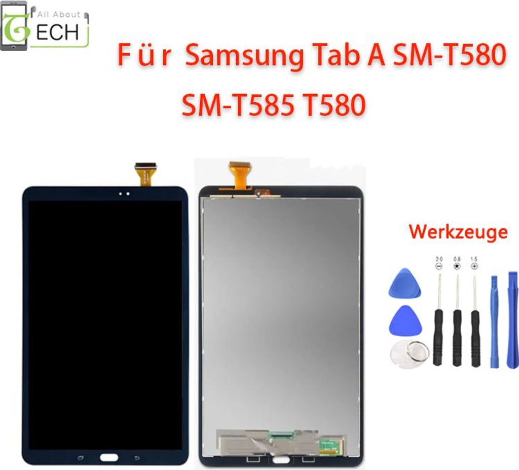 Für Samsung Galaxy Tab A10.1 2016 T580 T585 LCD Display Produktbild 