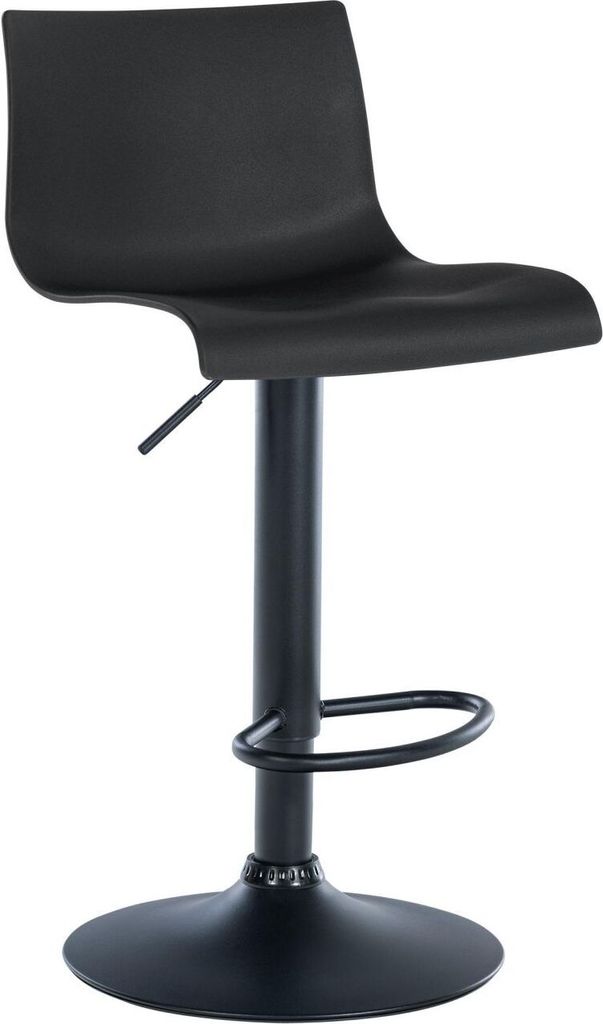 Barhocker Branford Kunststoff schwarz