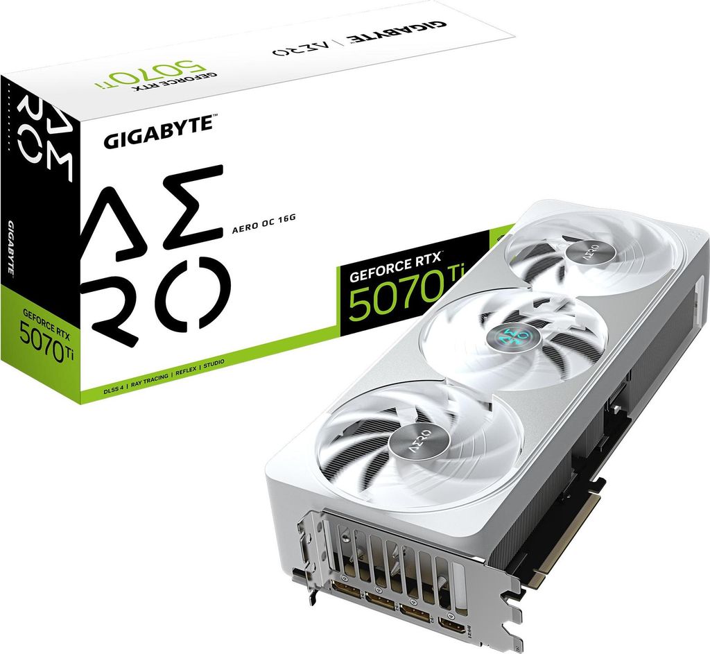 Gigabyte GeForce RTX 5070 Ti AERO OC 16G - Grafikkarten