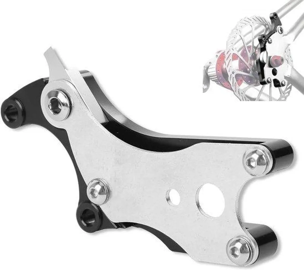 Adaptateur frein disque vélo aluminium CNC robuste et résistant à l'usure