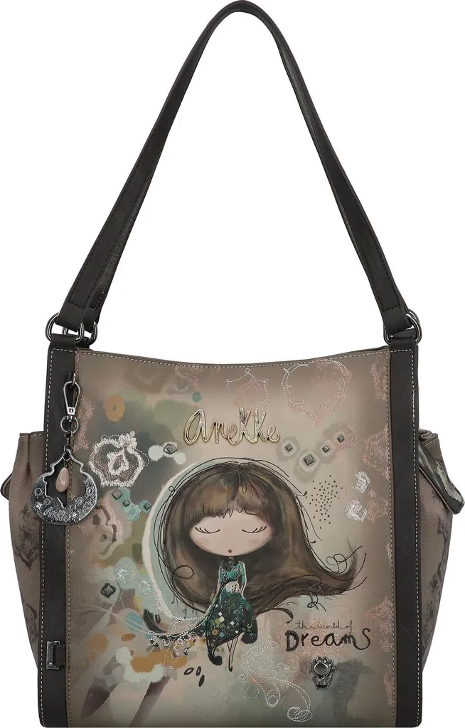 Anekke borsa a tracolla Real Tote Bag Multicolor multicolore - 8