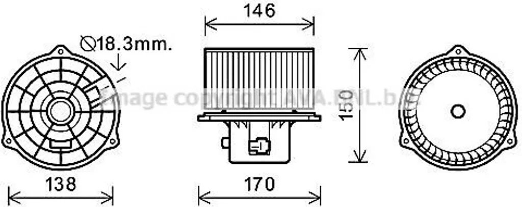 Moteur de ventilateur silencieux et performant pour Hyundai OE 972303A000