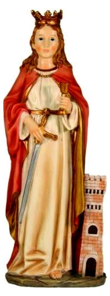 Heilige Figur Barbara, Höhe 42 cm
