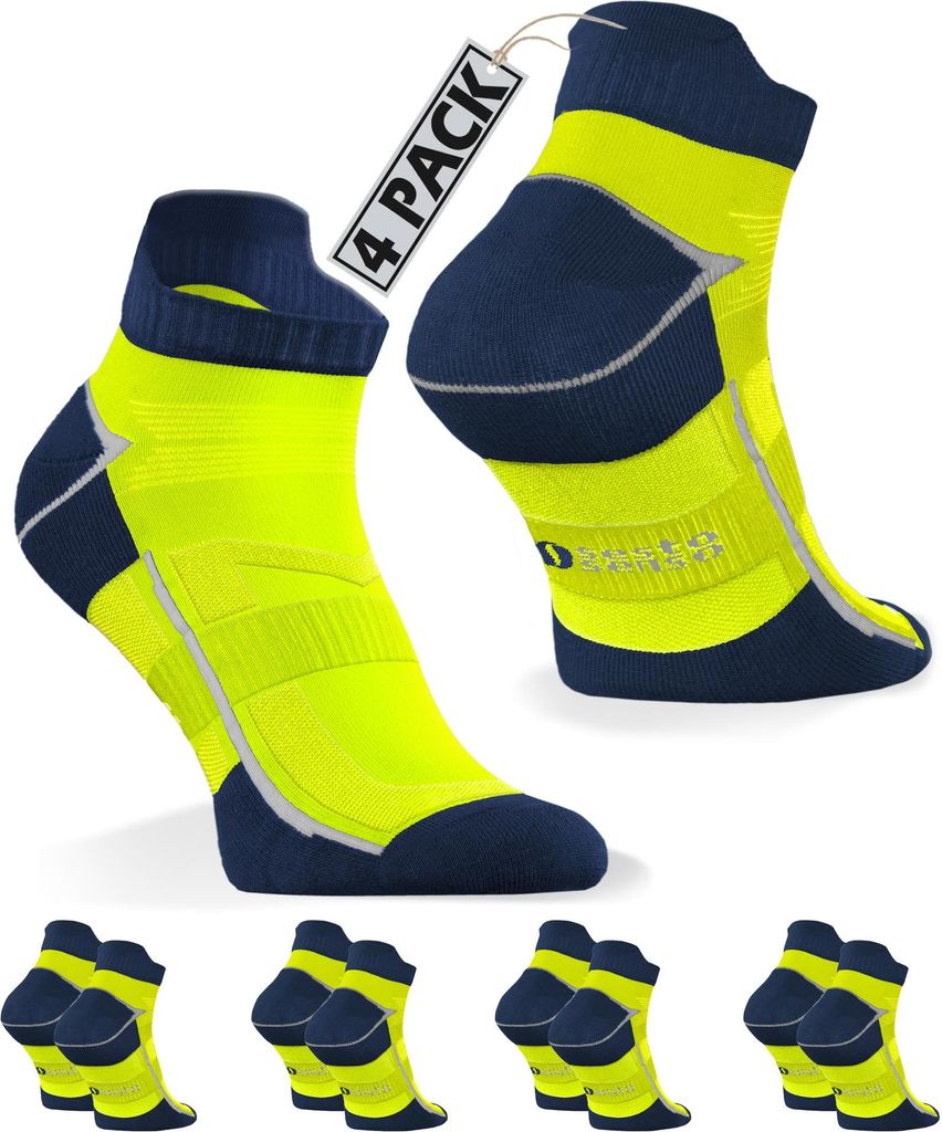 Sesto Senso Herren Sport Socken SKB07 - Atmungsaktiv und Nahtlos, Poliamid Material, Thermoregulation, Ideal für Sportaktivitäten, Rutschfest, Ge...