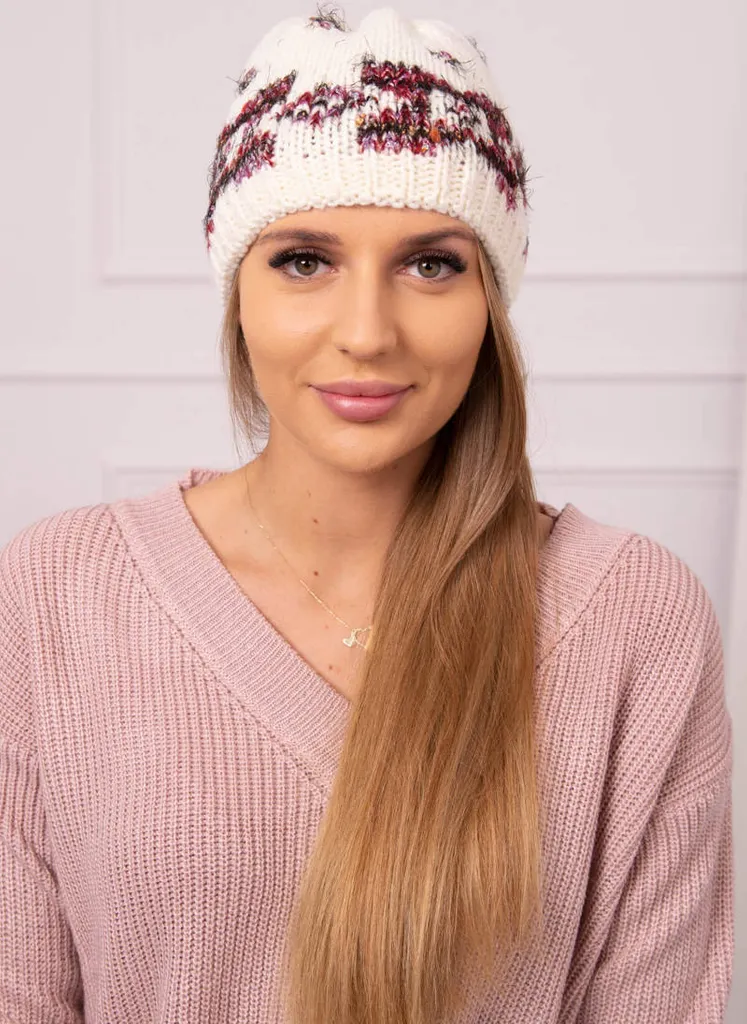 Berretto Otylia Kesi Ecru e Bordeaux: Il Cappello Donna Più Richiesto