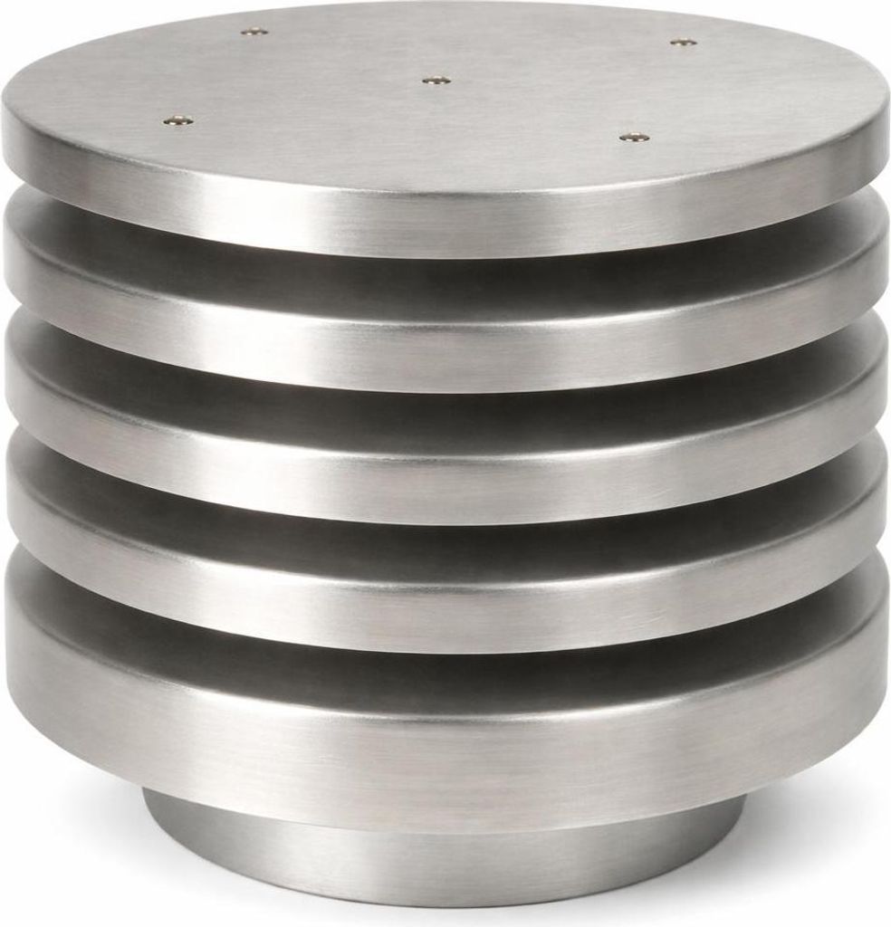 Lamellenhaube Ø 125 mm (V2A), für Außen-, Frisch- und Fortluft