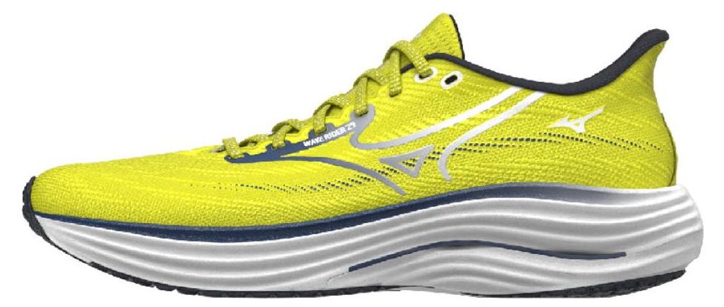 Mizuno Herren Wave Rider Laufschuh - J1GC2503, Farbe:Gelb, Herren Schuhe:41