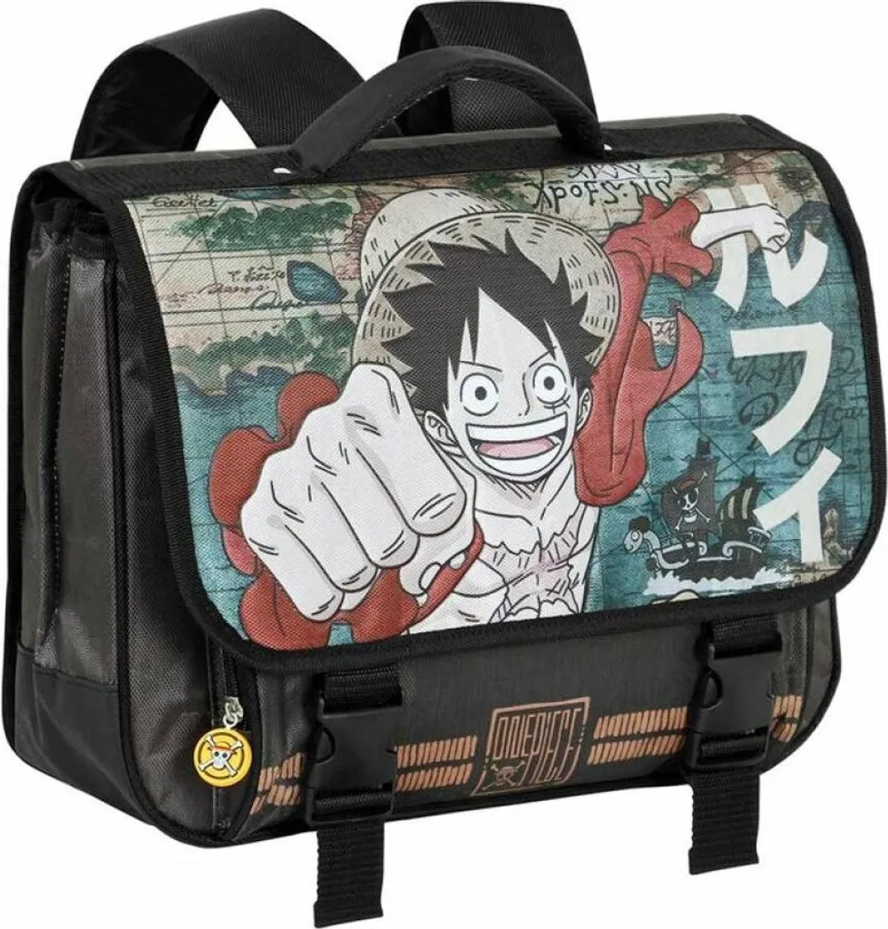 Sac à Dos One Piece Map pour Collège, Lycée et Voyages - Karactermania