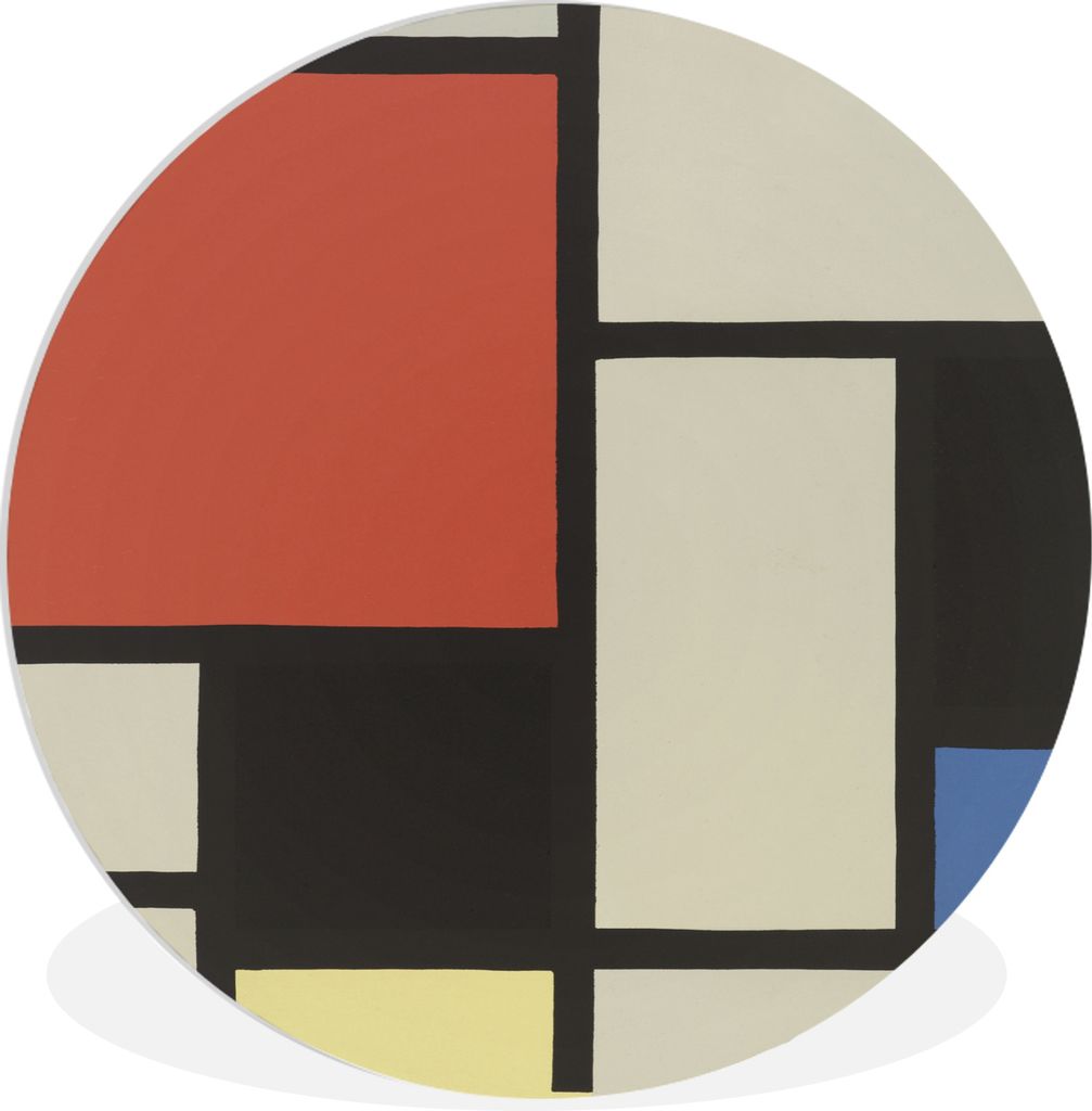 MuchoWow - Wand-Kreis - Wohnzimmer - Bild - Runde - Wanddeko - Dibond - Kunstdrucke