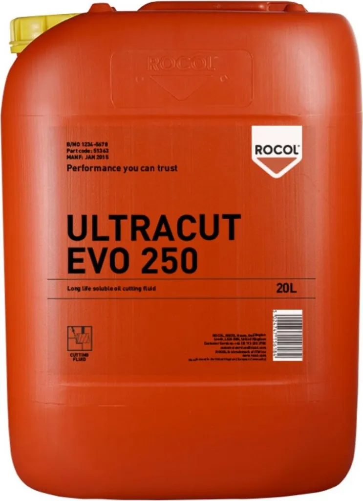 Huile de coupe Rocol RTD R51366 lubrification et refroidissement 5L