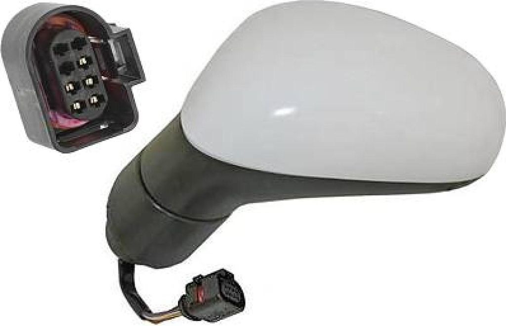 DIEDERICHS 7432425 Außenspiegel Seitenspiegel Links für SEAT Leon Schrägheck (1P1) Konvex Beheizt Grundiert