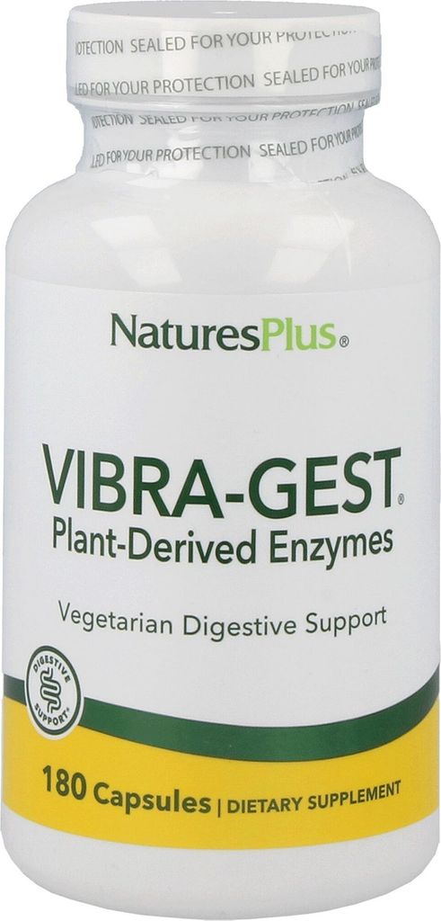 Natures Plus Vibra-Gest – 180 Kapseln Produktbild 