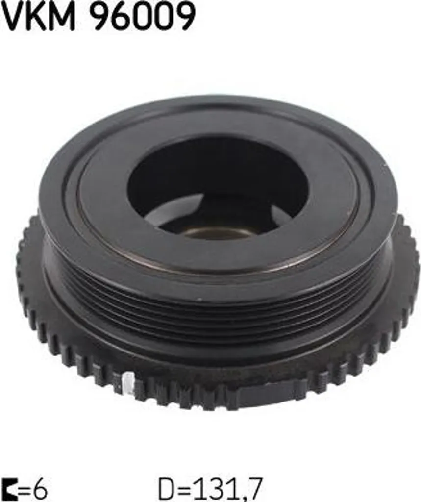 Poulie Damper de Vilebrequin pour Nubira SKF VKM 96009 Référence OE