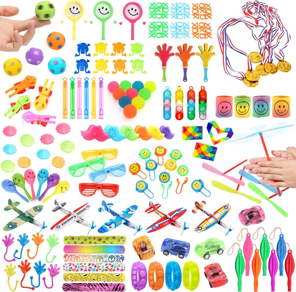 Partizzle 150x Mitgebsel Paket – Fidget Toys Geschenktüten Produktbild 1