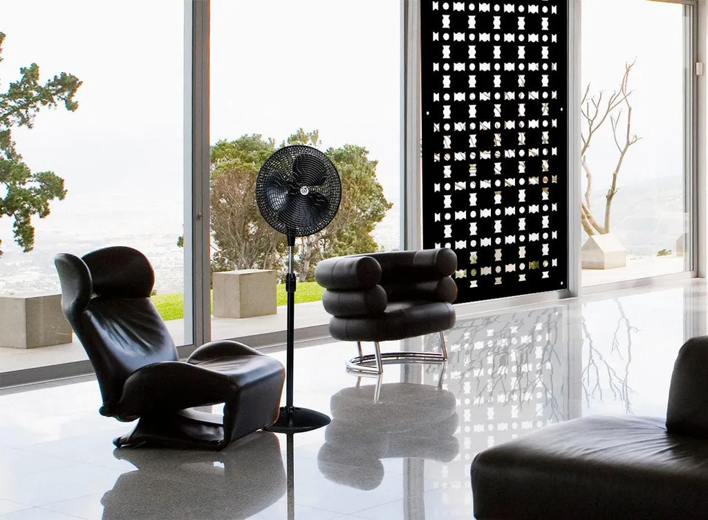 Pannello Parasole PVC Nero 73x148 cm BISCUIT | Separè e Divisorio - 2