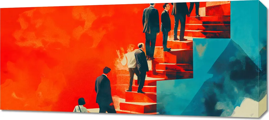 Quadro Motivazionale 90x40 Successo - Wall Art per Imprenditori