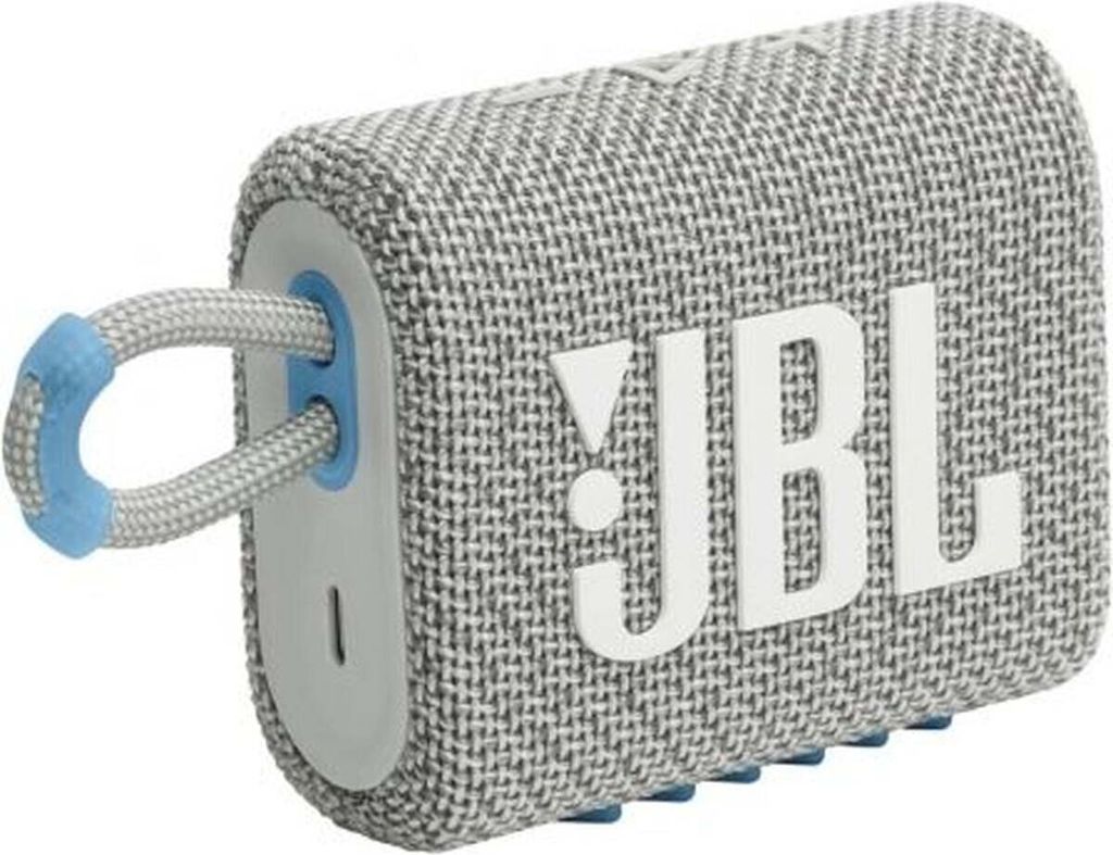 JBL Go 3 Eco Bluetooth Lautsprecher Wei Wasserdicht 5H Akku Produktbild