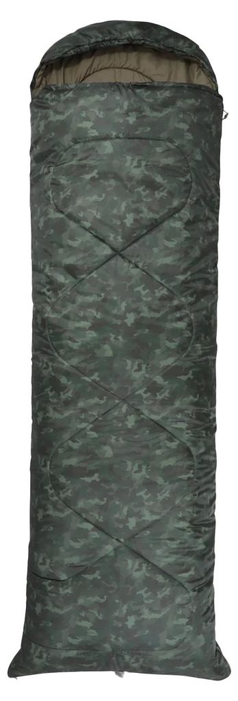 Mountain Warehouse - "Apex" Tarnmuster Schlafsack, Quadratisch, Zwischensaison MW5316 (Einheitsgröße) (Dunkel-Khaki)