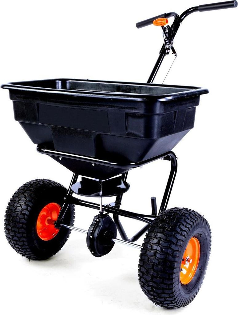 FUXTEC Rozsiewacz siewnik soli nawozu - 56kg / 60L Zdjęcie produktu 