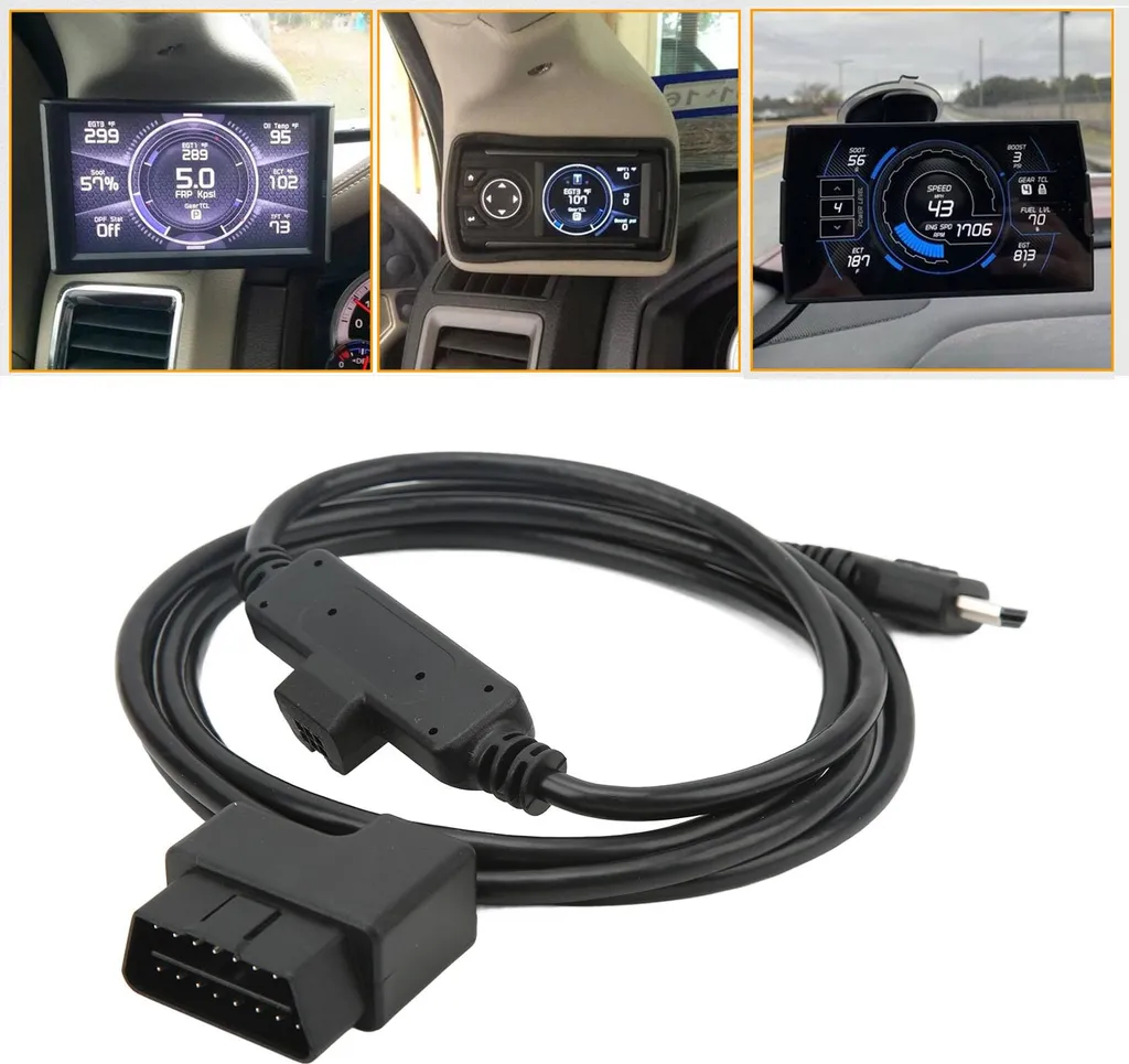 Câble de Diagnostic OBD2 HDMI H00008000 pour Moniteur de Bord Edge
