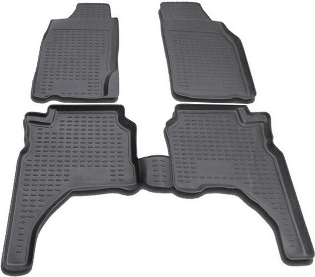 Gummi-Fußmatten Mitsubishi L200 1996-2005 Produktbild 