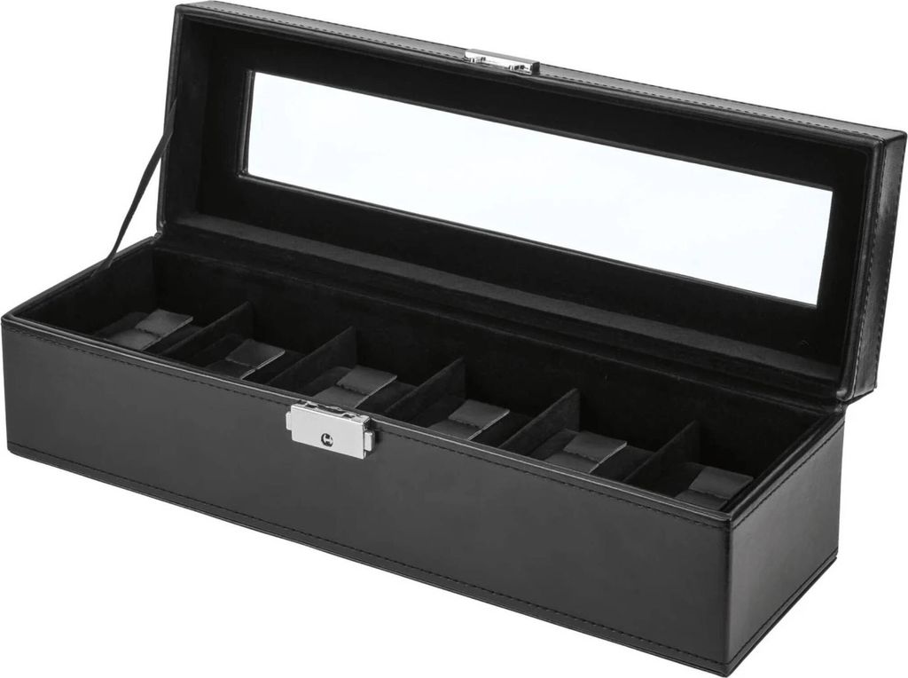 Uhrenbox Uhrenkoffer Uhrentruhe Uhrenkasten Uhrenschatulle Produktbild 