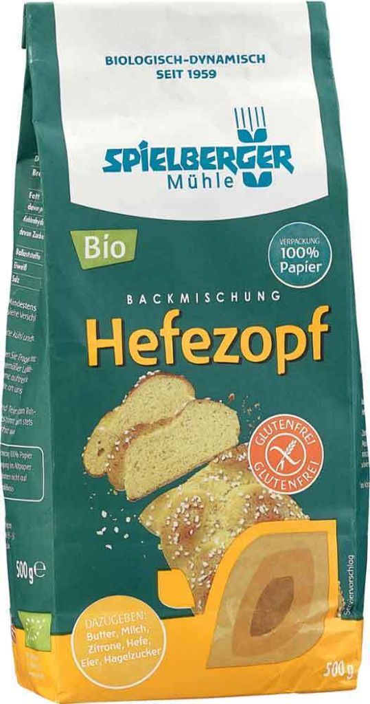 Spielberger Mühle organická zmes na pečenie s droždím 500g Obrázok produktu 