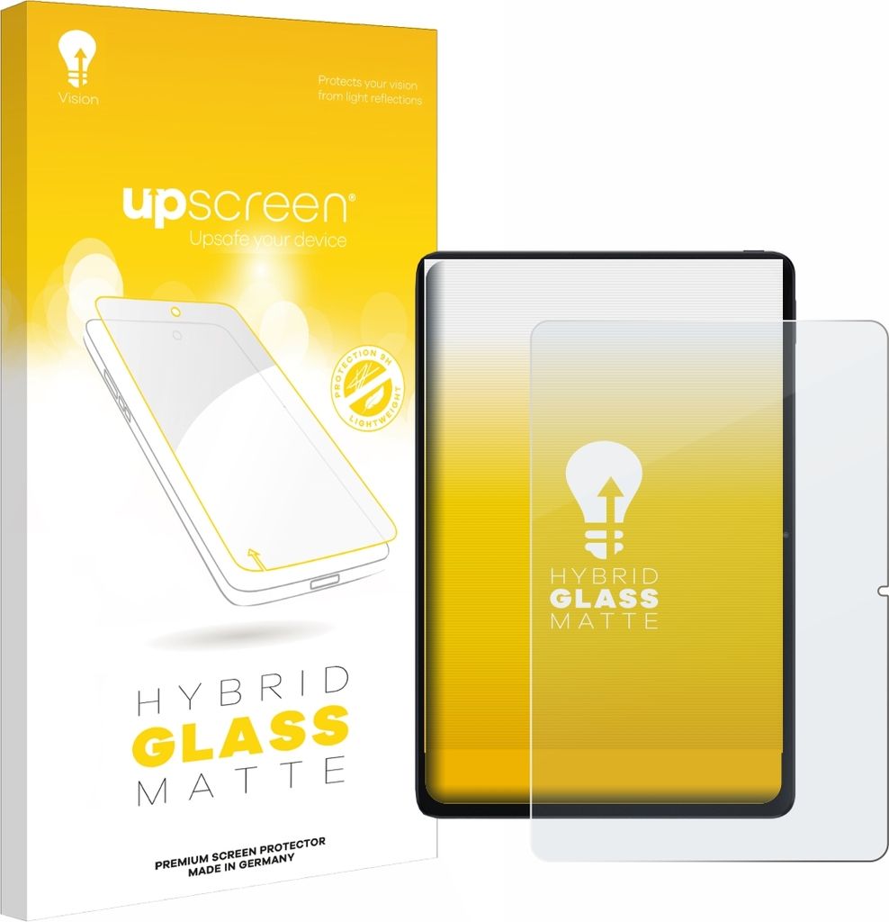 upscreen Entspiegelungs Schutzglas für Xiaomi POCO Pad 12.1" Schutzfolie Panzer Folie Glas Display Schutz matt