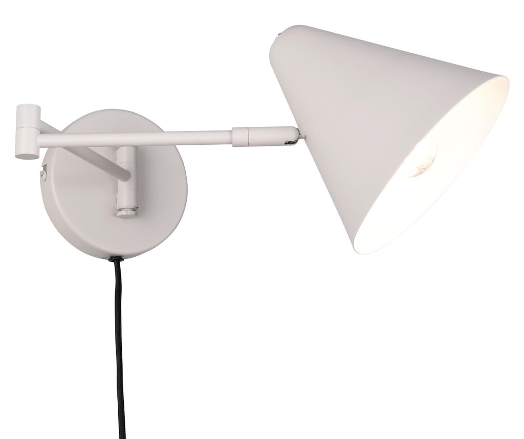 Trio 263970176 Lampa ścienna Cosima E14 ⌀15cm ciepły szary Zdjęcie produktu 
