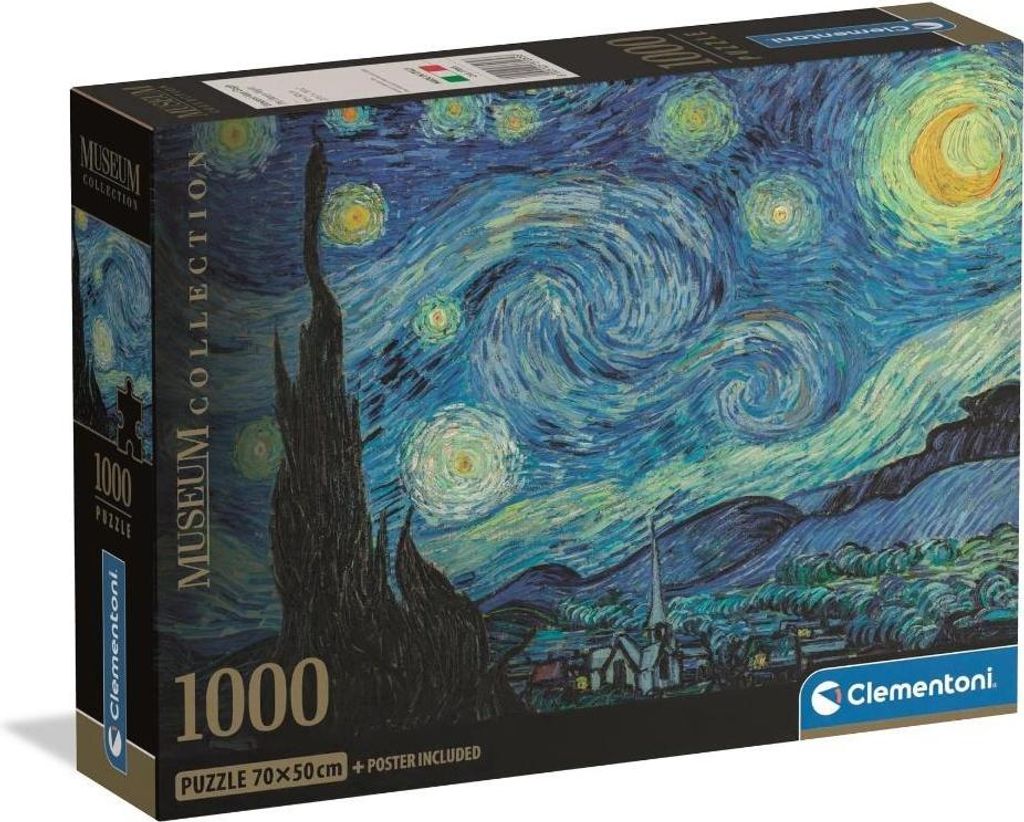Puzzle 1000 Muzeum Van Gogh, Hvězdná noc Obrázek produktu 