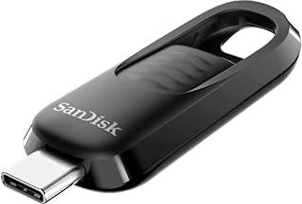 Chiavetta USB-C 256GB SanDisk UltraSlider | Perfetta per Scuola e Svago