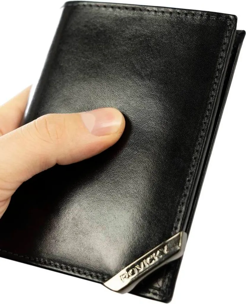 Rovicky: Il Regalo Ideale - Portafoglio Uomo Pelle Martellata