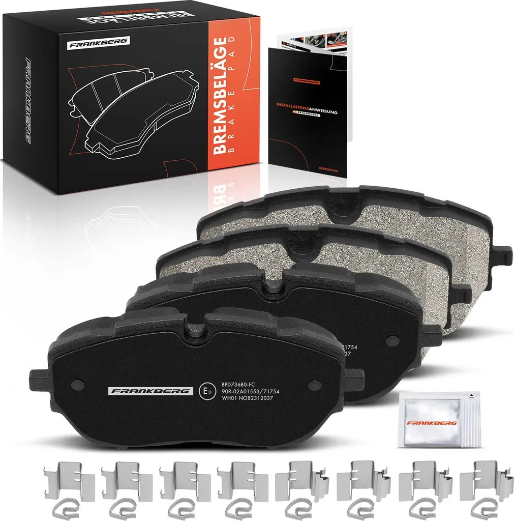Plaquettes de Frein Avant Haute Résistance pour DS7 Crossback et 308 II