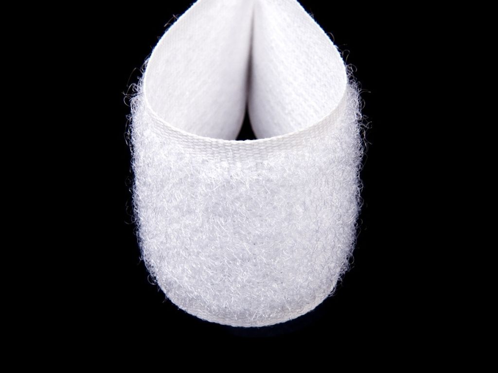 Suchý zip 50mm bílý, metráž, smyčky / 1 m Obrázek produktu 
