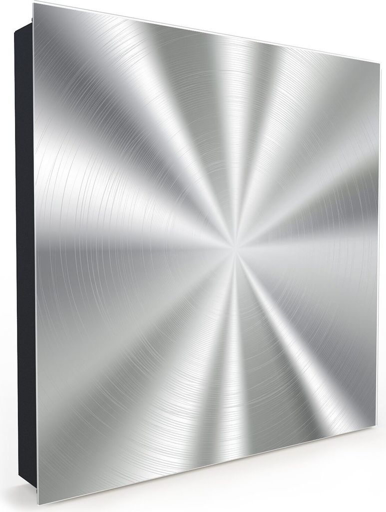 Nachbildung-Schlüsselkasten, Magnetpinnwand und Memoboard mit Glasfront Motiv Illustation auf Metall