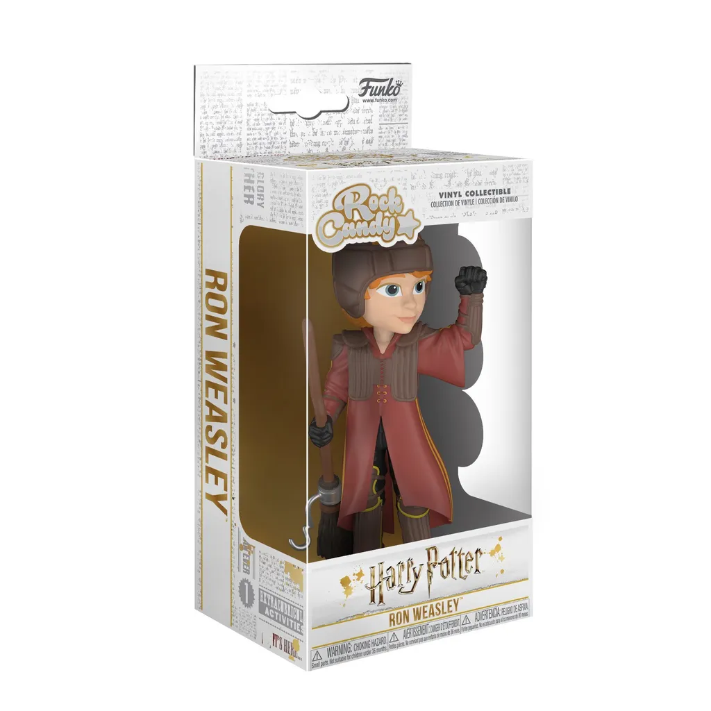 Figurine Ron Weasley Quidditch Rock Candy authentique en vinyle
