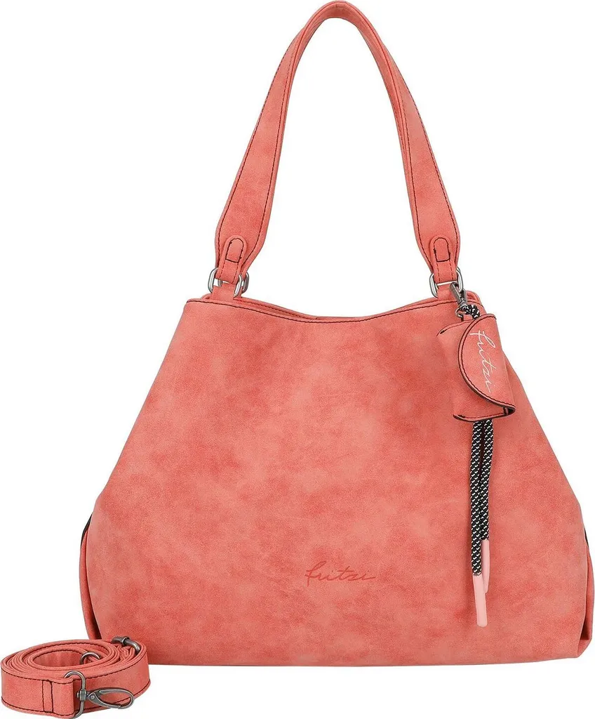 Grand sac à épaule corail pour femme Bitzi03 Jive Shopper Mandarin chic